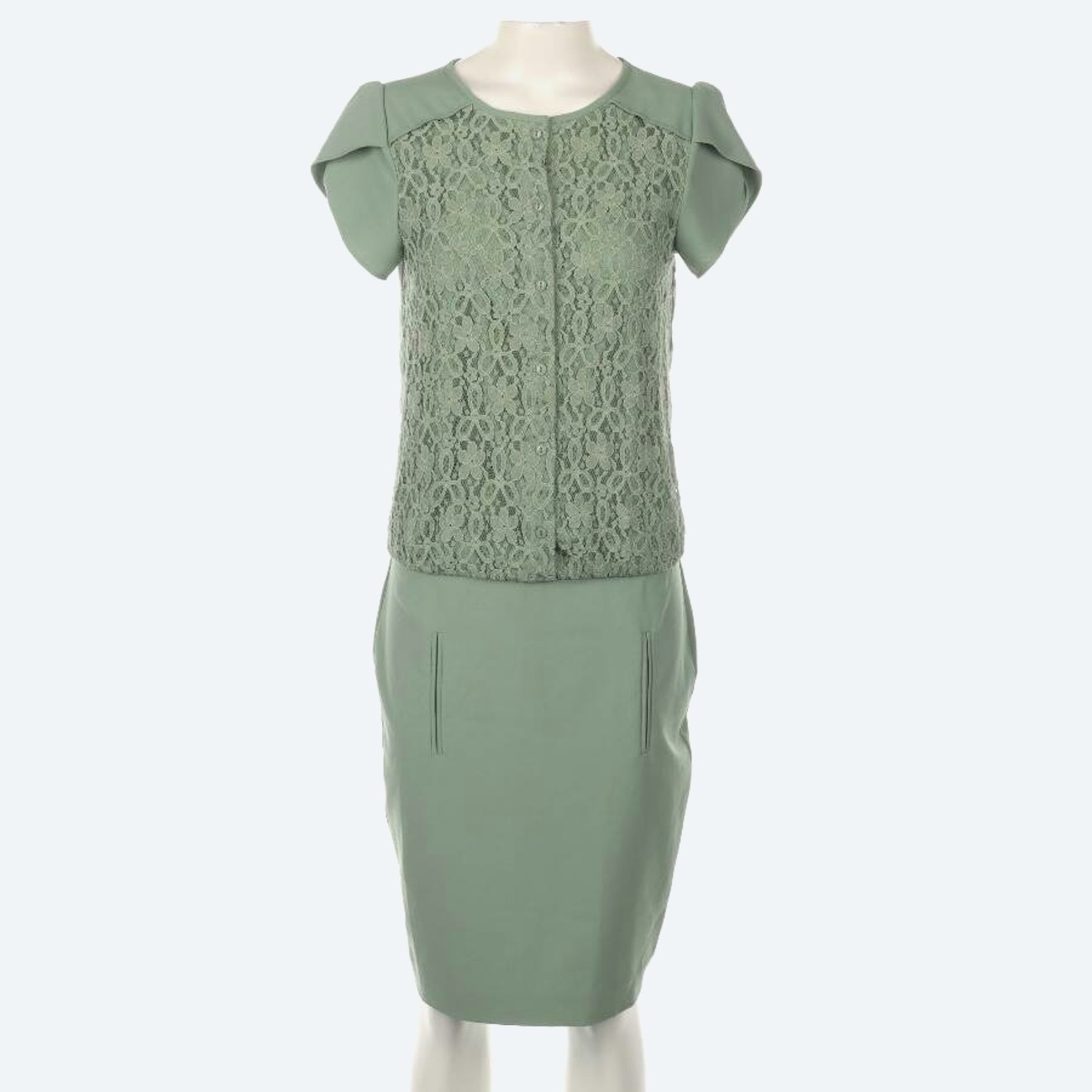 Image 1 of Dress 32 Green in color Green | Vite EnVogue