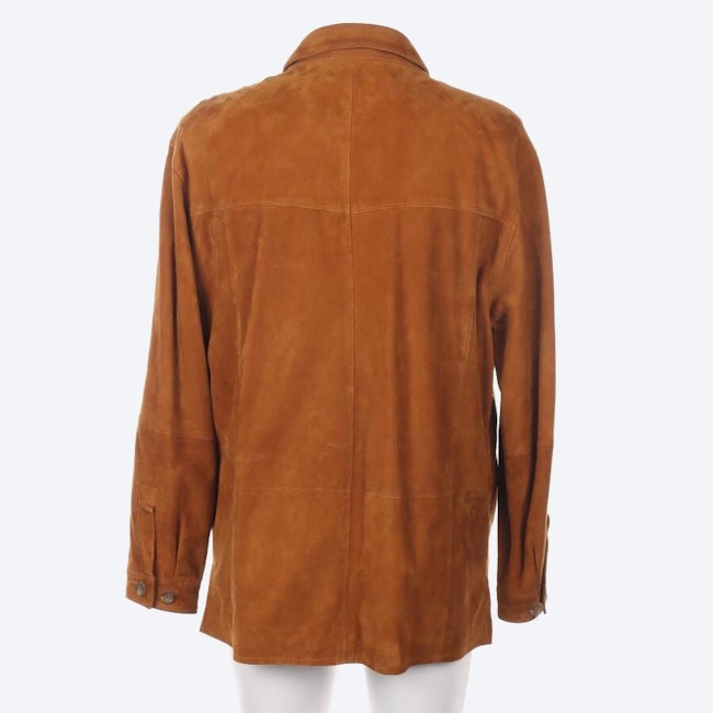 Image 2 of Leather Jacket 50 Camel in color Brown | Vite EnVogue