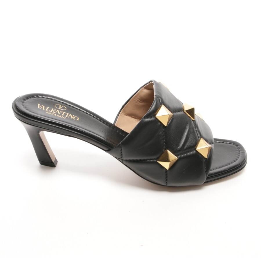 Image 1 of Rockstud Heeled Sandals EUR 40.5 Black in color Black | Vite EnVogue