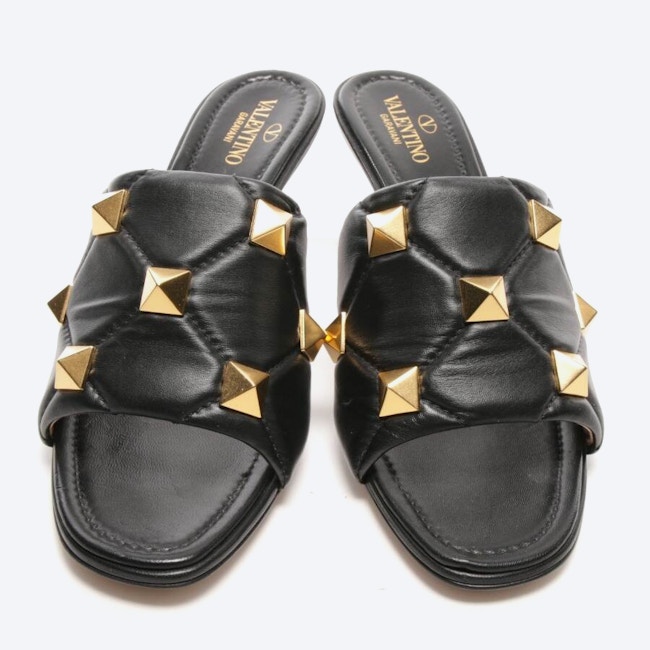 Image 2 of Rockstud Heeled Sandals EUR 40.5 Black in color Black | Vite EnVogue
