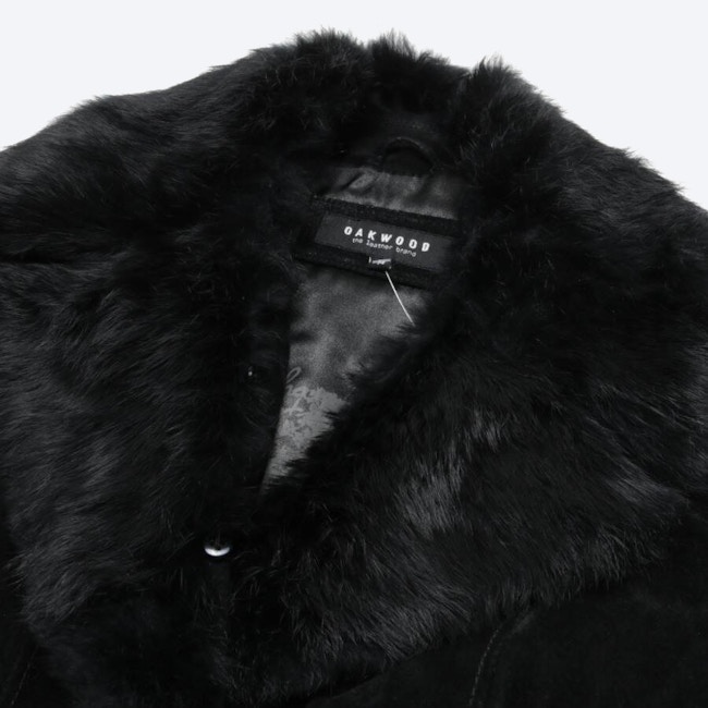 Image 3 of Leather Coat M Black in color Black | Vite EnVogue