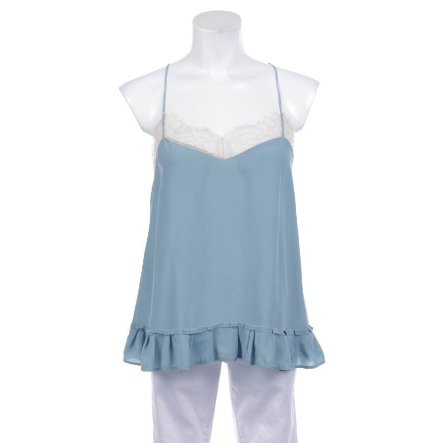 Image 1 of Silk Top 38 Light Blue in color Blue | Vite EnVogue