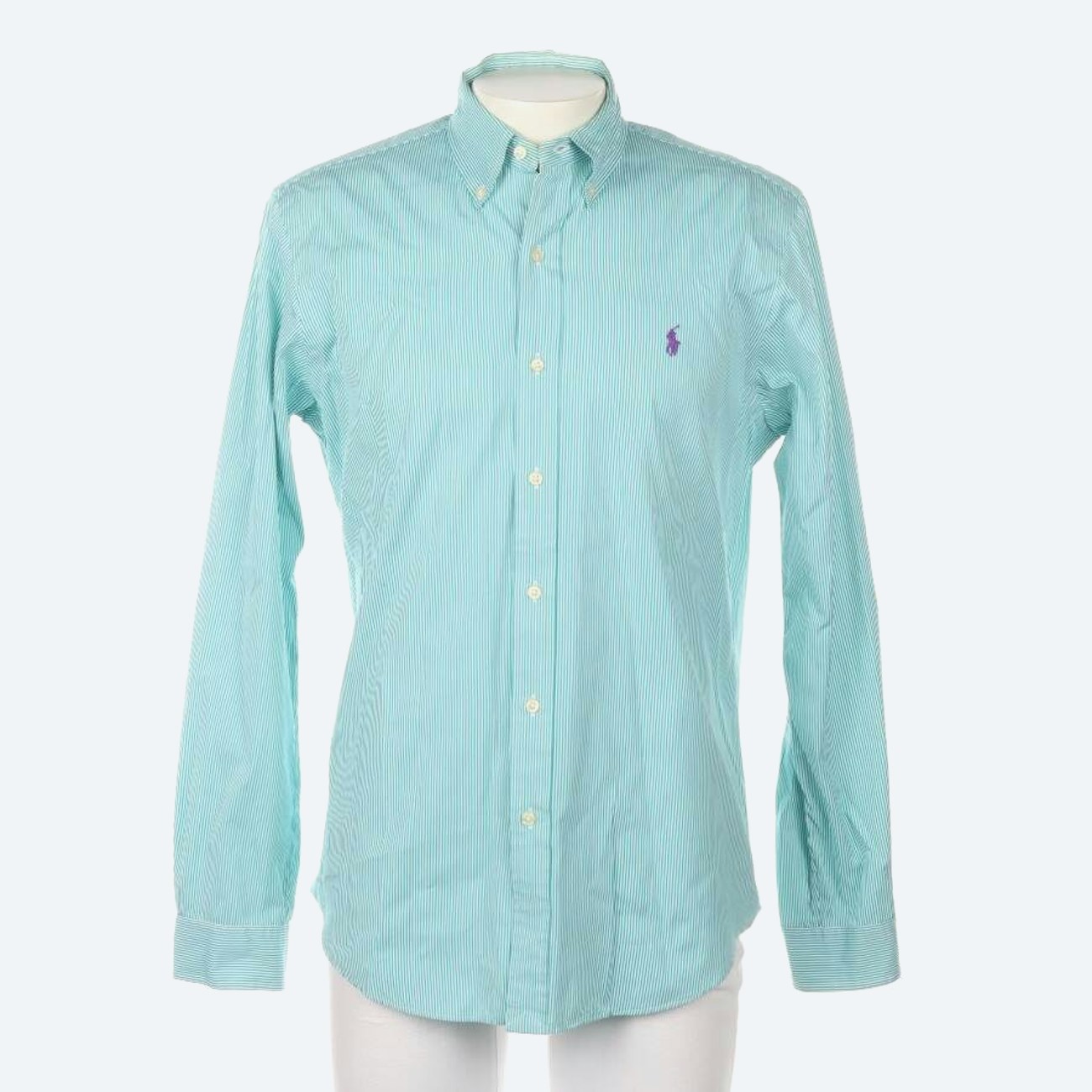 Image 1 of Casual Shirt M Aquamarine in color Blue | Vite EnVogue