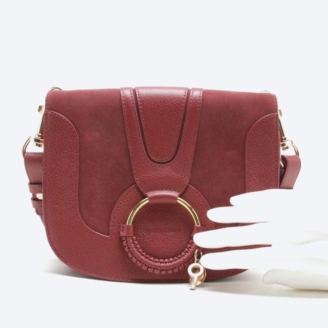 Image 4 of HANA BAG Crossbody Bag Bordeaux in color Red | Vite EnVogue