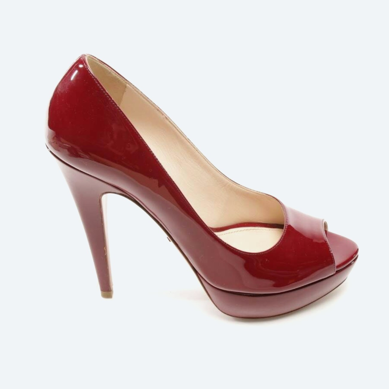 Image 1 of Peep Toes EUR 39.5 Bordeaux in color Red | Vite EnVogue