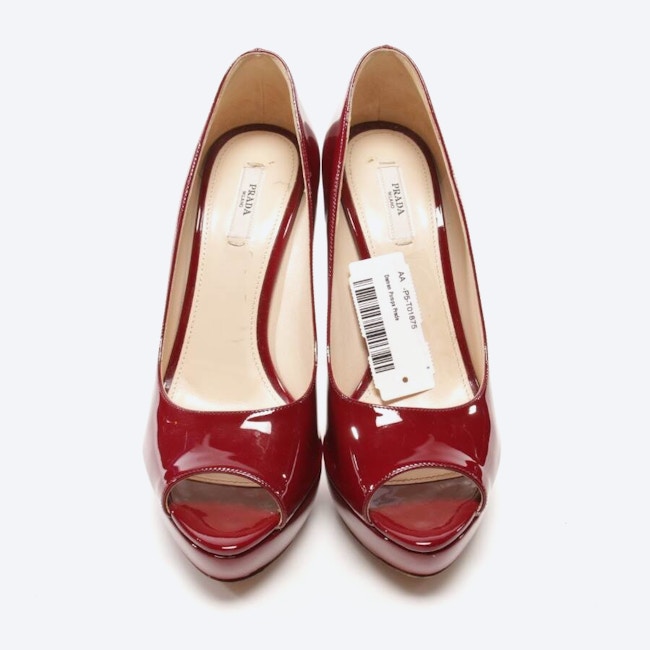 Image 2 of Peep Toes EUR 39.5 Bordeaux in color Red | Vite EnVogue