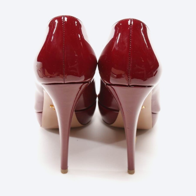 Image 3 of Peep Toes EUR 39.5 Bordeaux in color Red | Vite EnVogue