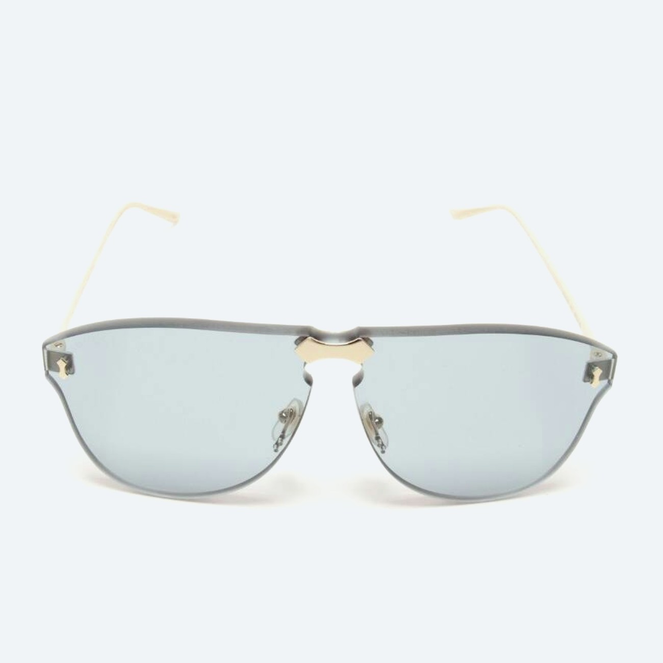 Image 1 of GG0354S Sunglasses Metallic in color Metallic | Vite EnVogue