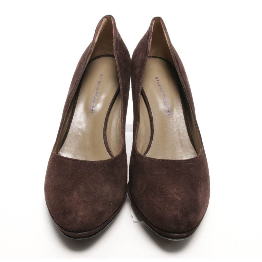 Image 2 of High Heels EUR 41 Dark Brown in color Brown | Vite EnVogue