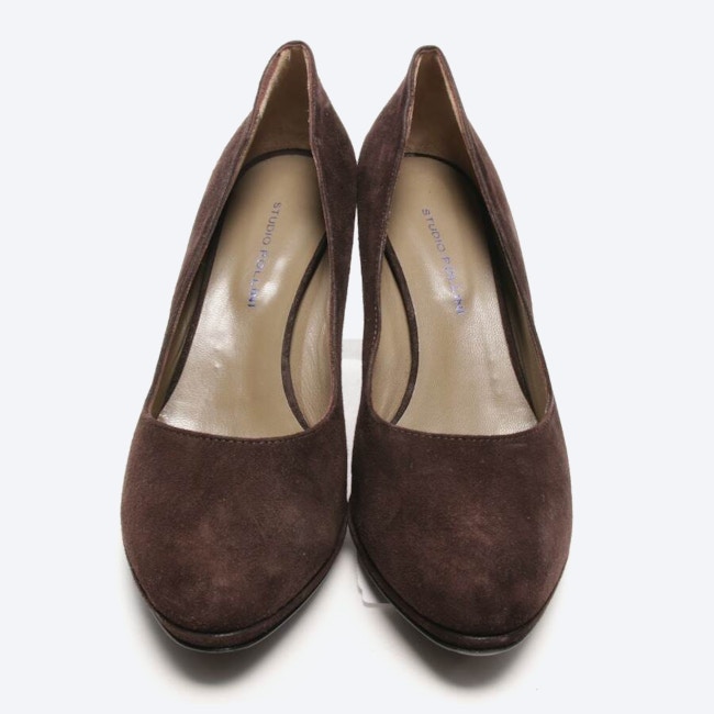 Image 2 of High Heels EUR 41 Dark Brown in color Brown | Vite EnVogue