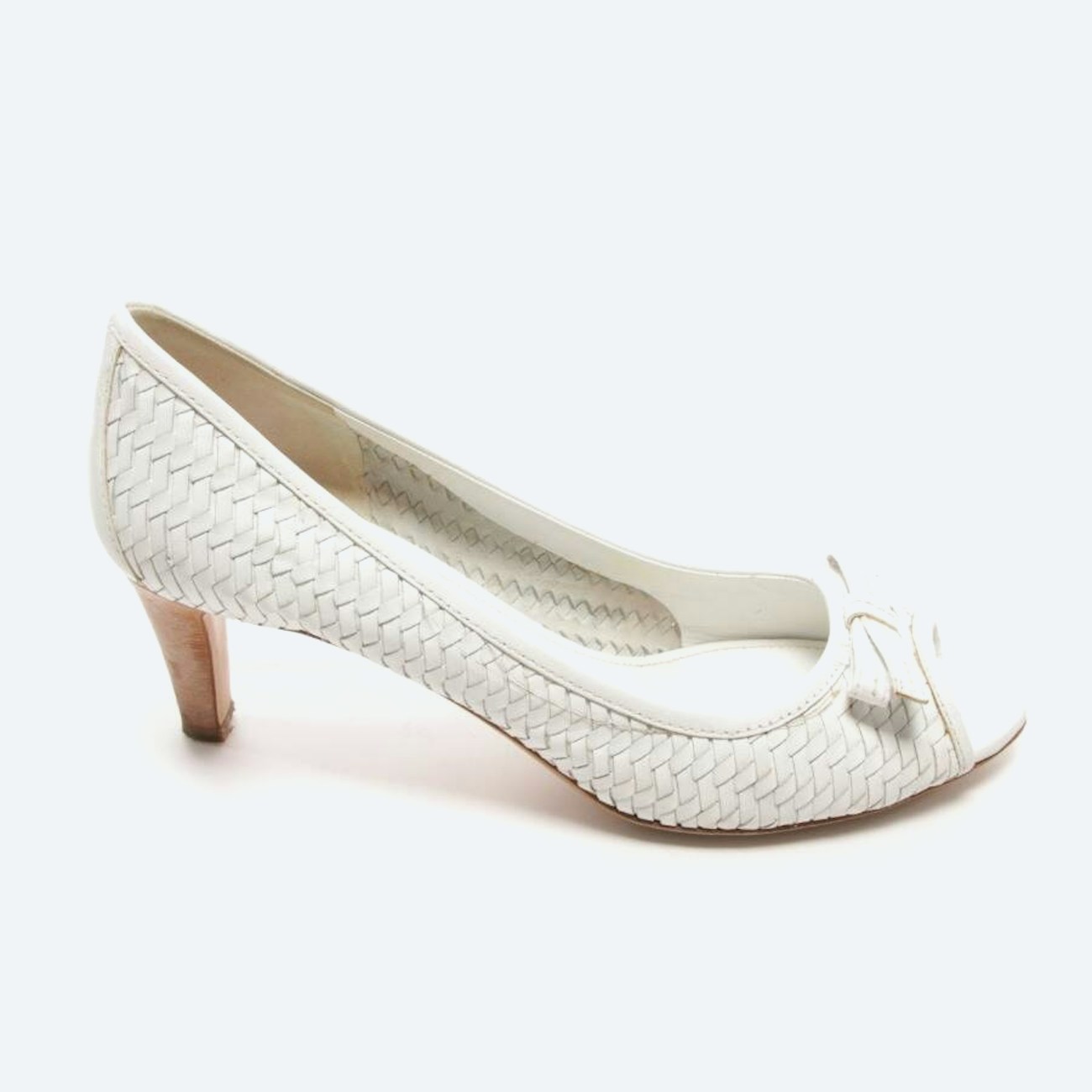 Image 1 of Peep Toes EUR 41 White in color White | Vite EnVogue
