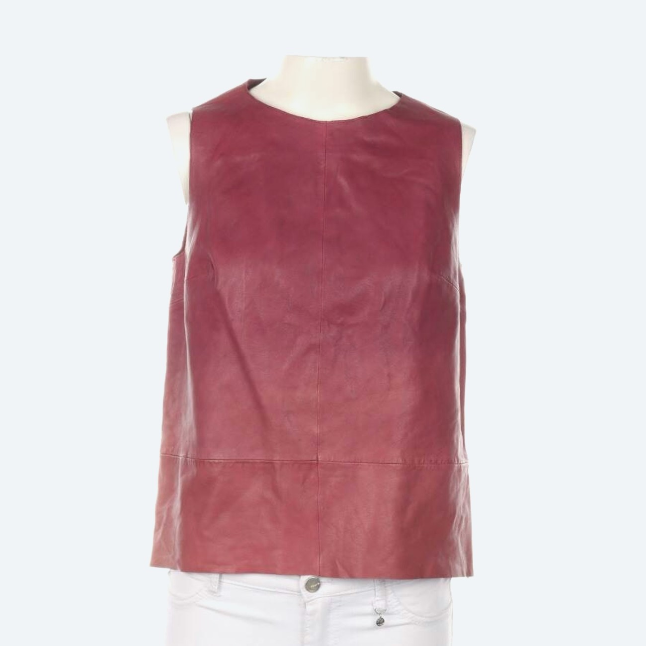 Image 1 of Leather Top 38 Fuchsia in color Pink | Vite EnVogue
