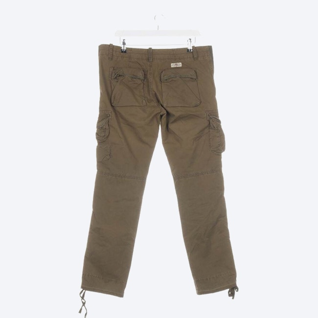 Image 2 of Trousers W29 Olive Green in color Green | Vite EnVogue