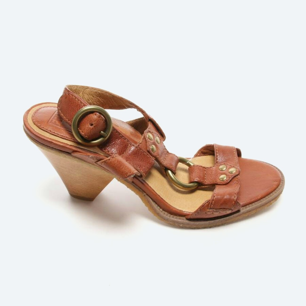 Image 1 of Heeled Sandals EUR 37.5 Brown in color Brown | Vite EnVogue