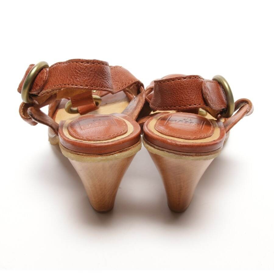 Image 3 of Heeled Sandals EUR 37.5 Brown in color Brown | Vite EnVogue