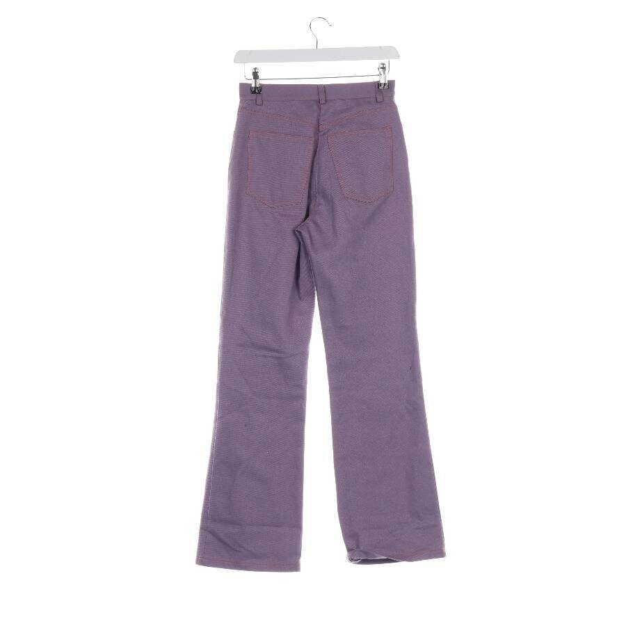 Image 2 of Jeans Flared 32 Purple in color Purple | Vite EnVogue