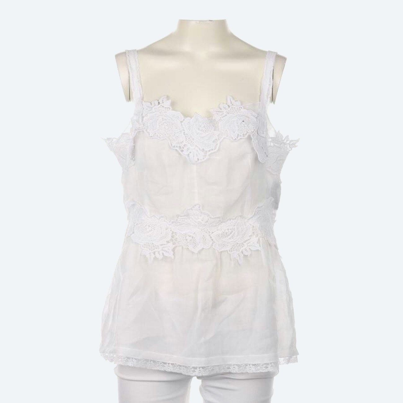 Image 1 of Top 40 White in color White | Vite EnVogue