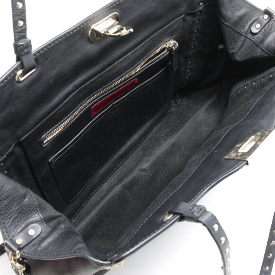 Image 5 of Rockstud Handbag Black in color Black | Vite EnVogue
