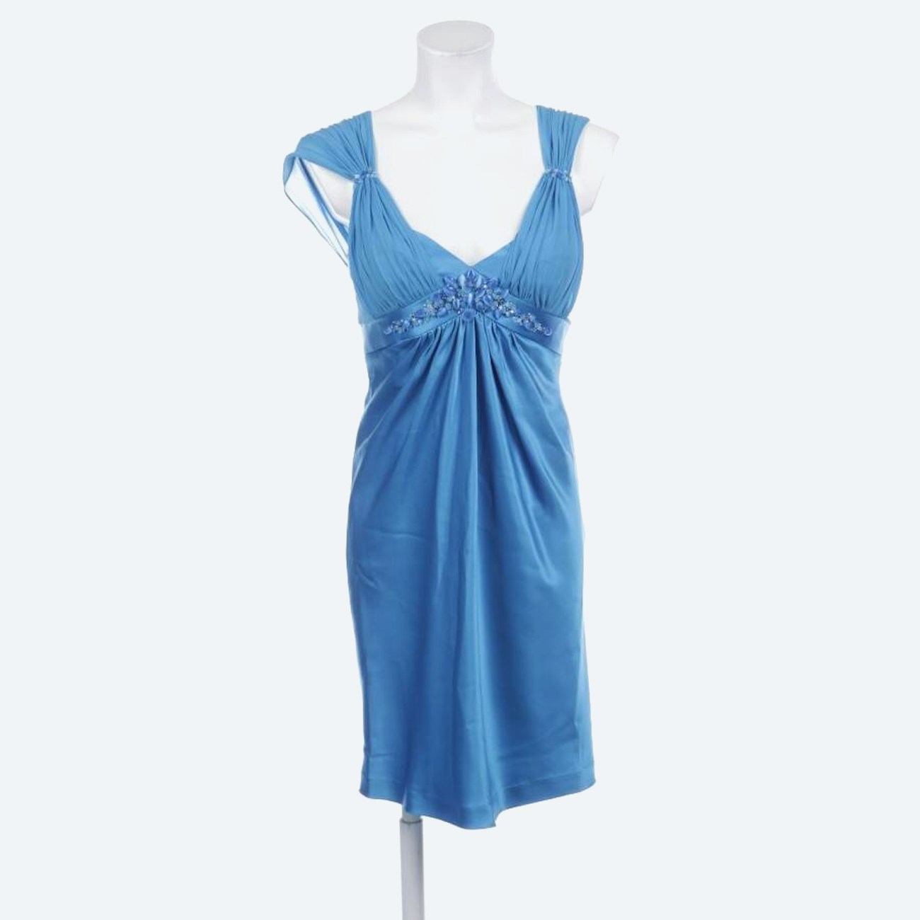 Image 1 of Silk Dress 34 Blue in color Blue | Vite EnVogue