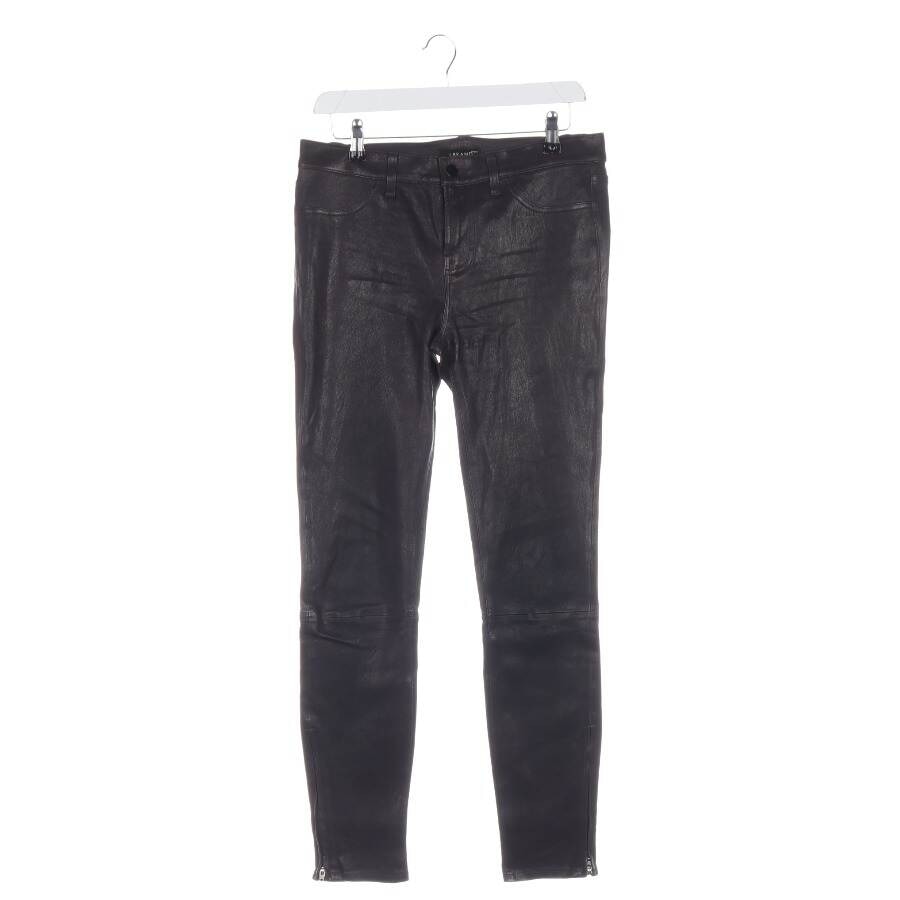 Image 1 of Leather Pants W29 Dark Gray in color Gray | Vite EnVogue