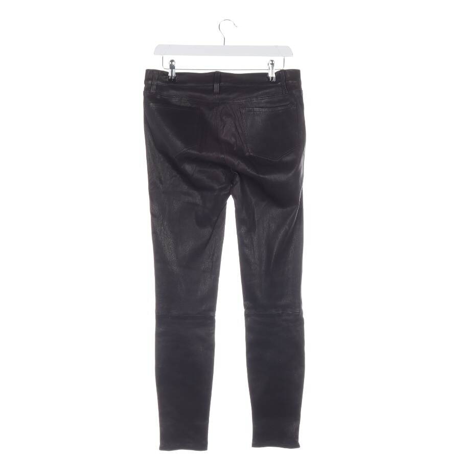 Image 2 of Leather Pants W29 Dark Gray in color Gray | Vite EnVogue