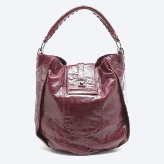 Image 2 of Chevre Shrug Hobo Handbag Bordeaux in color Red | Vite EnVogue
