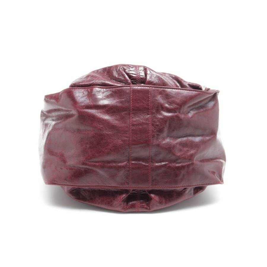 Image 3 of Chevre Shrug Hobo Handbag Bordeaux in color Red | Vite EnVogue
