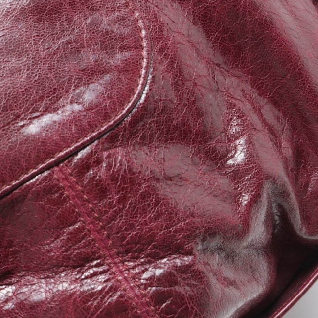Image 8 of Chevre Shrug Hobo Handbag Bordeaux in color Red | Vite EnVogue