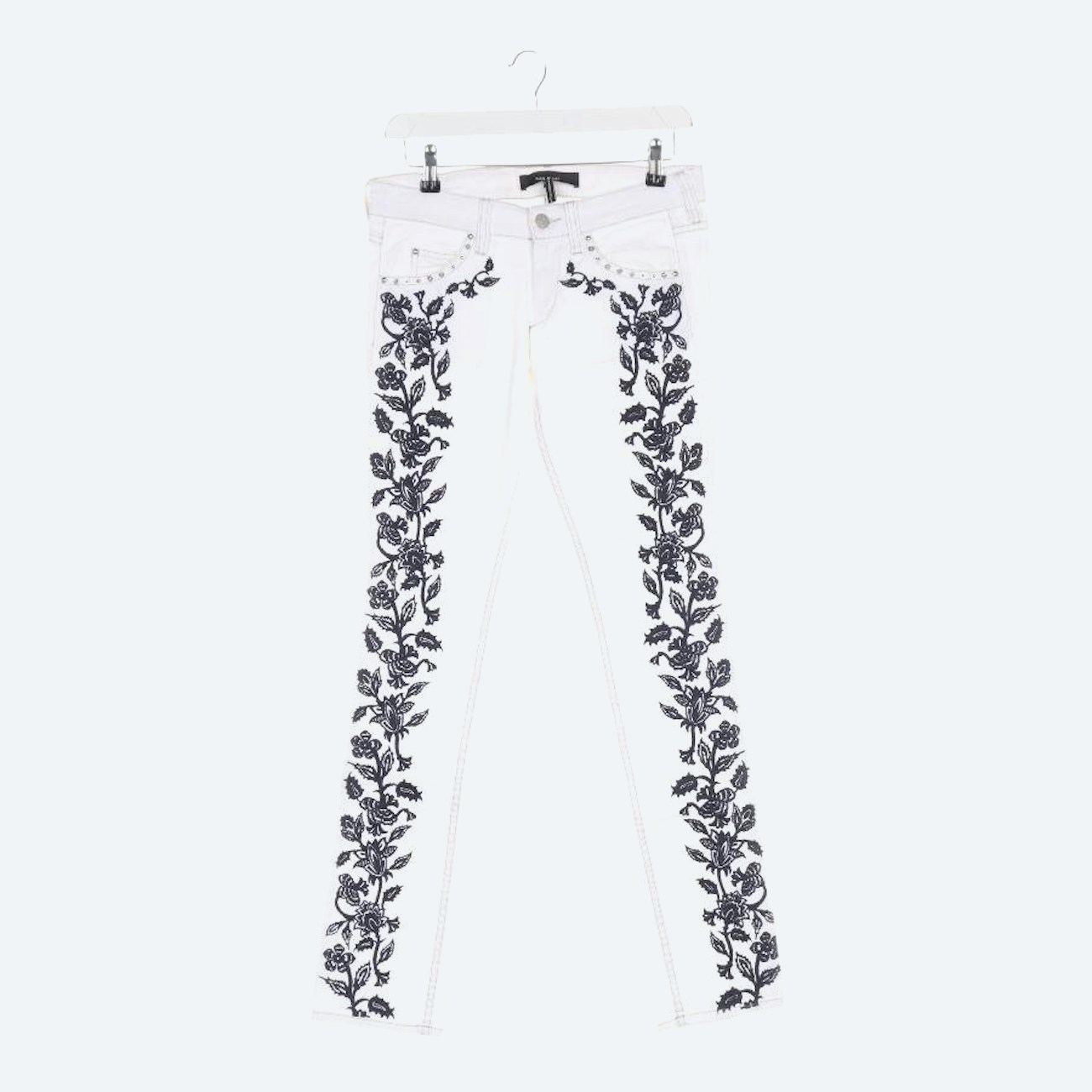 Image 1 of Jeans Straight Fit 36 White in color White | Vite EnVogue