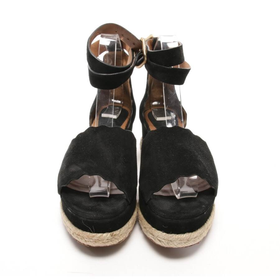 Image 2 of Platform Sandals EUR 39 Black in color Black | Vite EnVogue