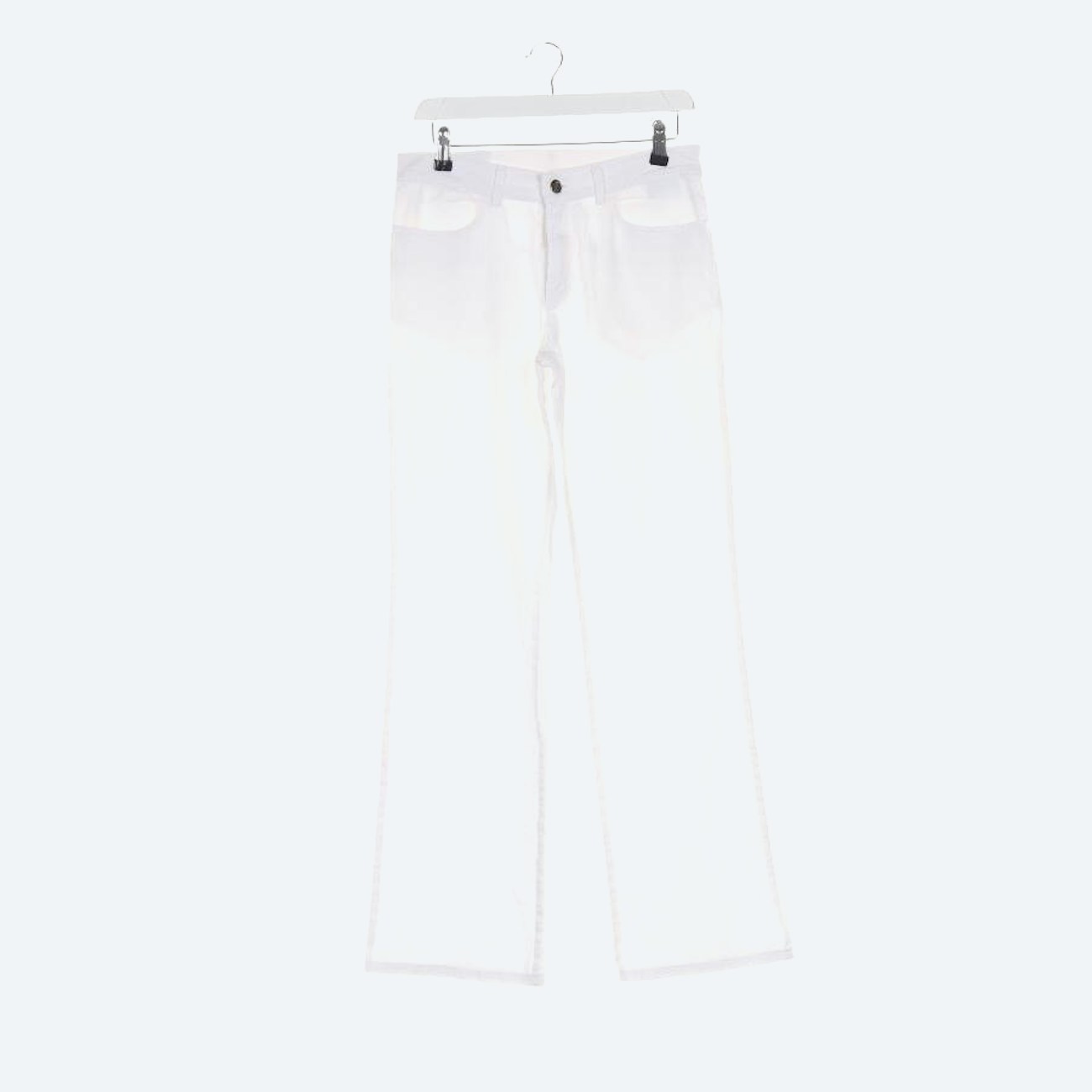 Image 1 of Jeans Straight Fit 76 White in color White | Vite EnVogue