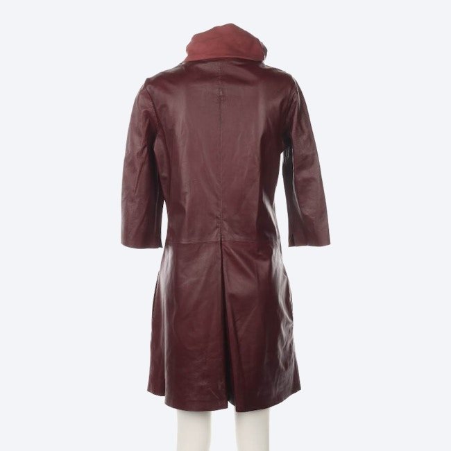Image 2 of Leather Dress 36 Bordeaux in color Red | Vite EnVogue