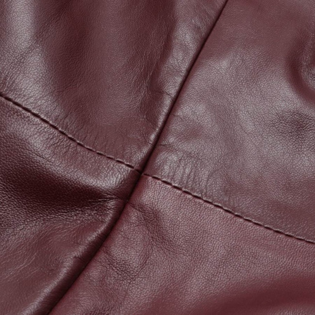 Image 3 of Leather Dress 36 Bordeaux in color Red | Vite EnVogue