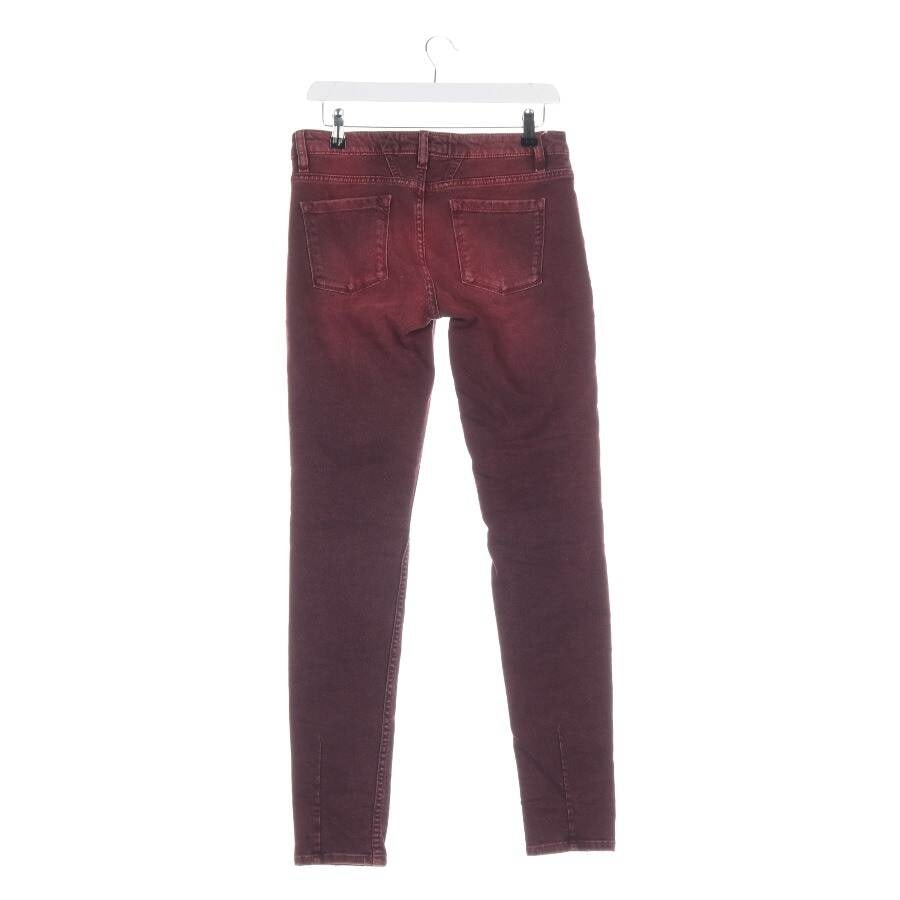 Bild 2 von Jeans Skinny W28 Bordeaux in Farbe Rot | Vite EnVogue