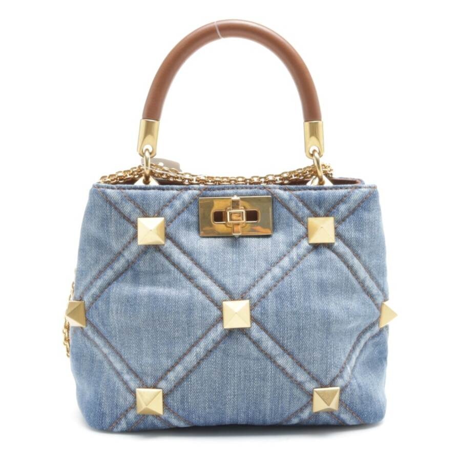 Image 1 of Rockstud Handbag Blue in color Blue | Vite EnVogue