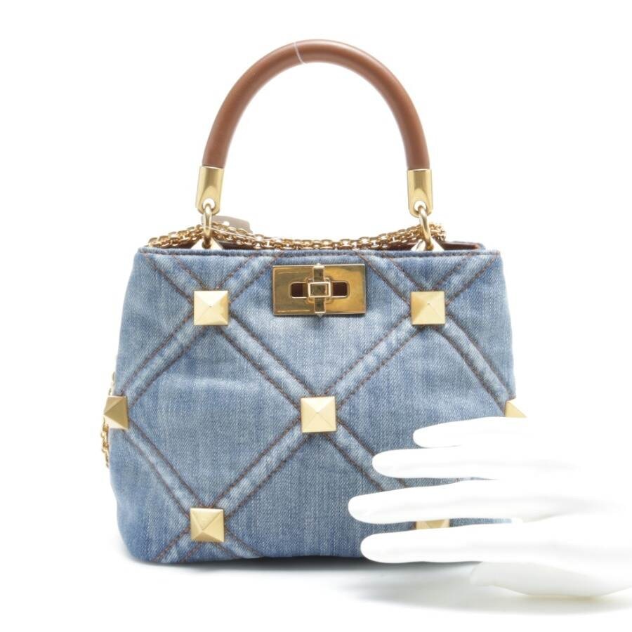 Image 4 of Rockstud Handbag Blue in color Blue | Vite EnVogue