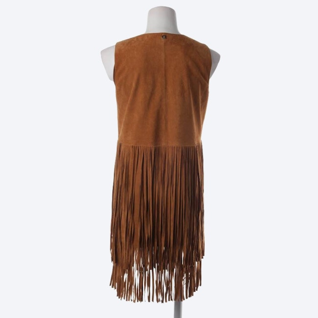 Image 2 of Leather Dress 38 Camel in color Brown | Vite EnVogue