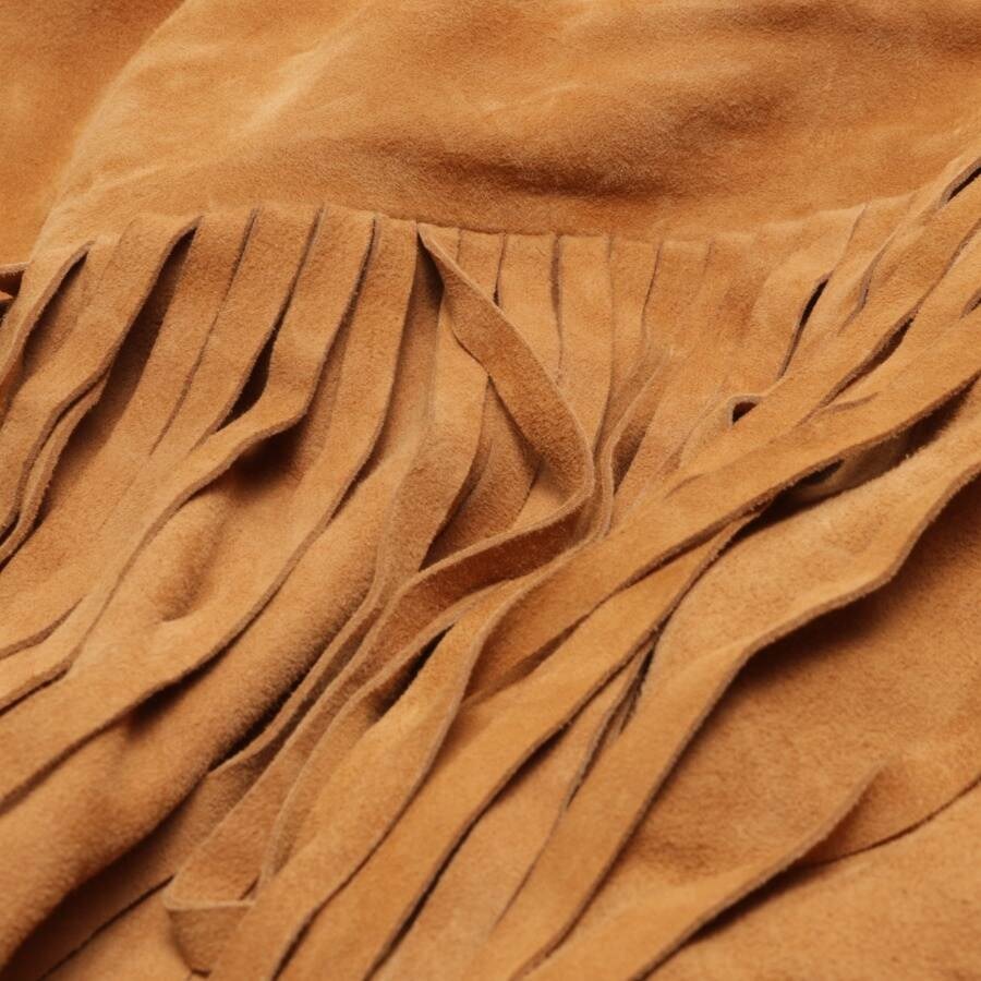 Image 3 of Leather Dress 38 Camel in color Brown | Vite EnVogue