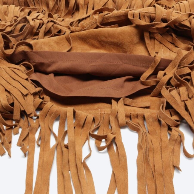 Image 4 of Leather Dress 38 Camel in color Brown | Vite EnVogue
