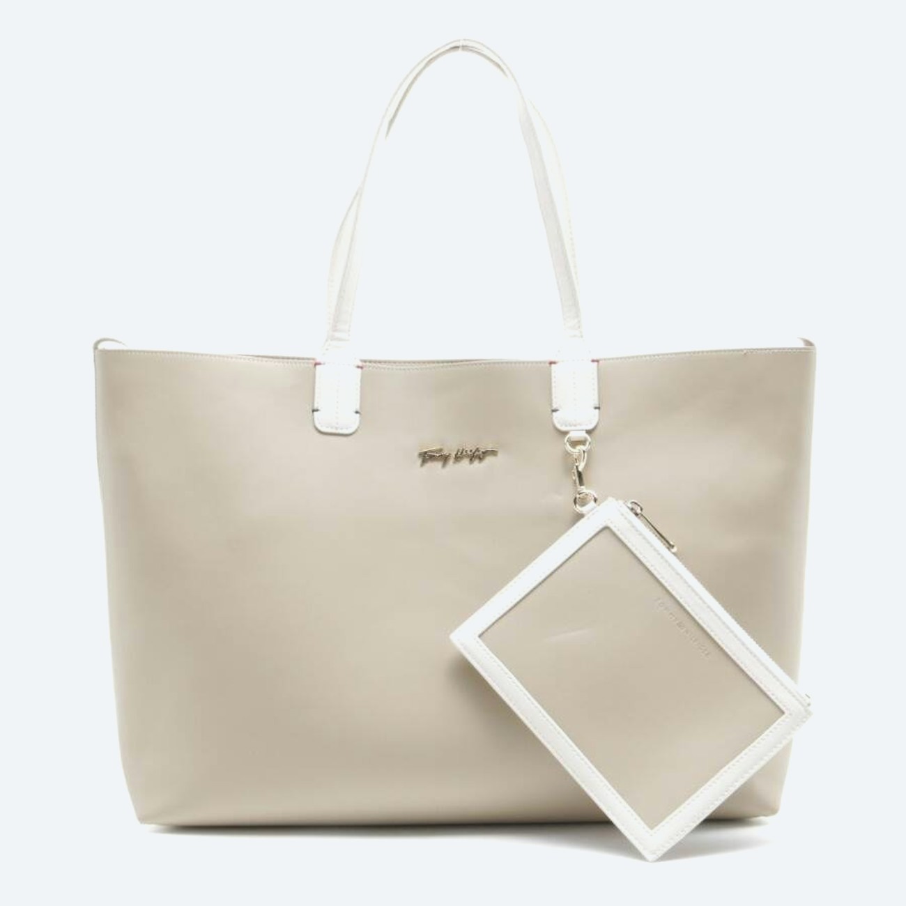 Image 1 of Shopper Beige in color White | Vite EnVogue