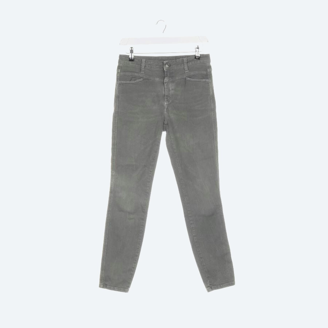 Image 1 of Jeans Slim Fit W29 Olive Green in color Green | Vite EnVogue