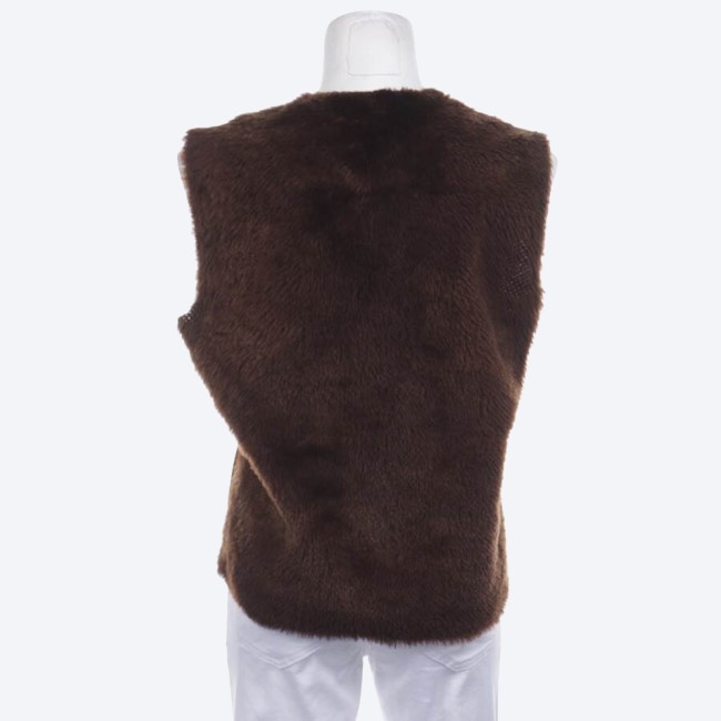 Image 2 of Leather Vest M Brown in color Brown | Vite EnVogue