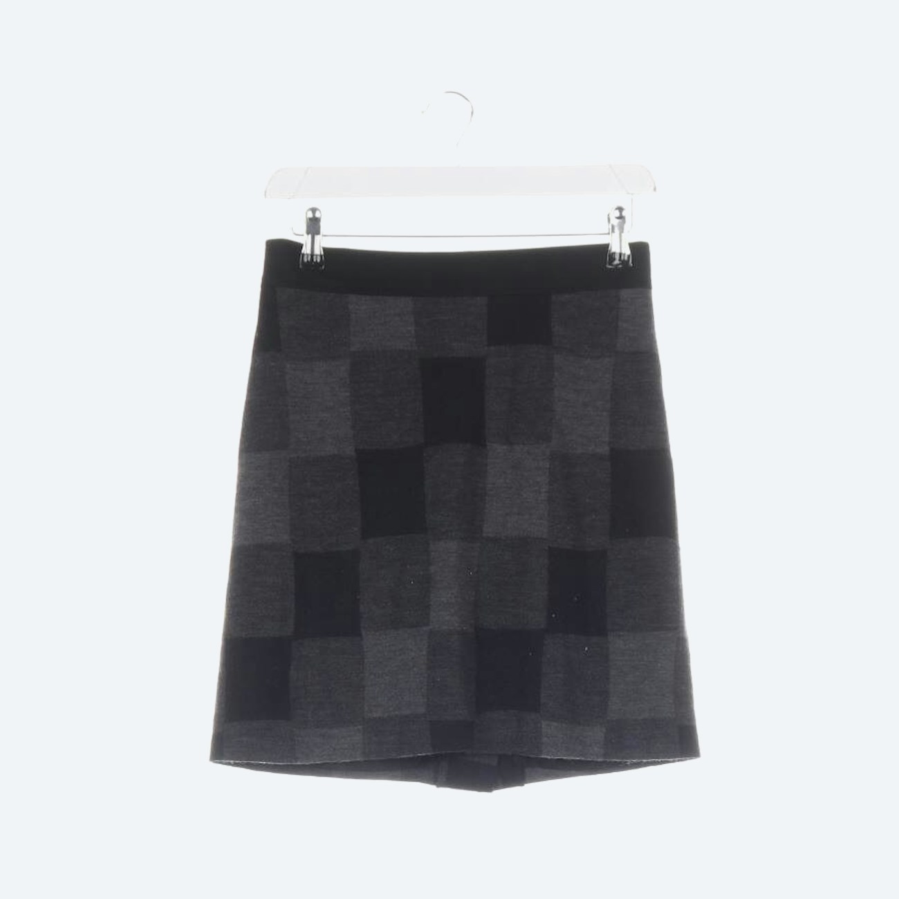Image 1 of Wool Skirt 34 Dark Gray in color Gray | Vite EnVogue
