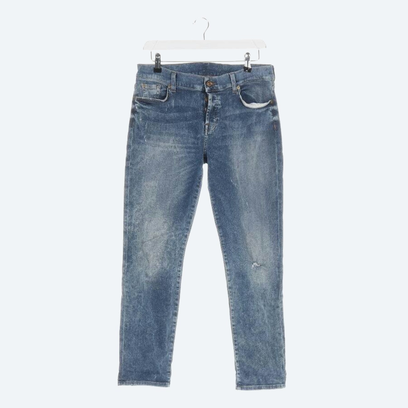 Image 1 of Jeans Straight Fit 28 Blue in color Blue | Vite EnVogue