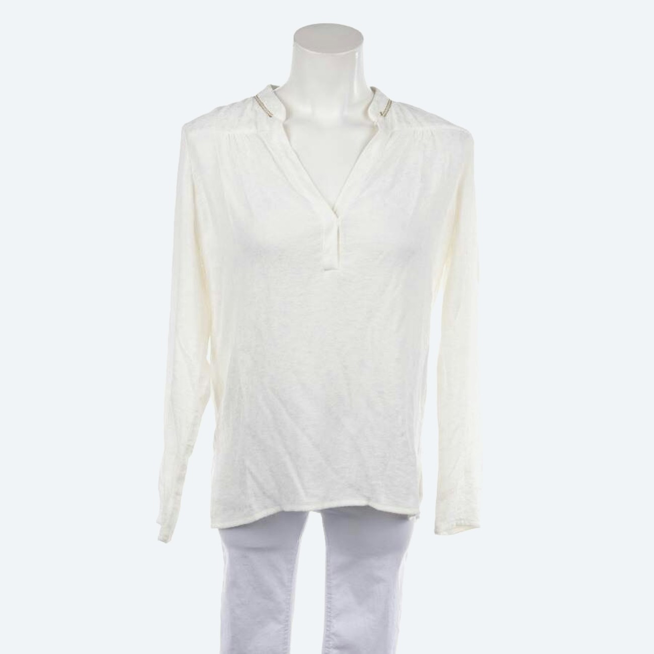 Image 1 of Shirt Blouse 36 Cream in color White | Vite EnVogue