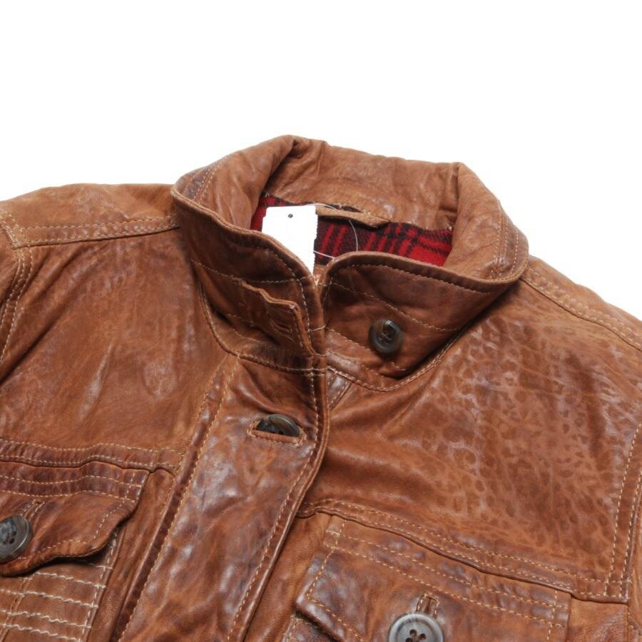 Image 3 of LeatherJacket 40 Copper in color Brown | Vite EnVogue