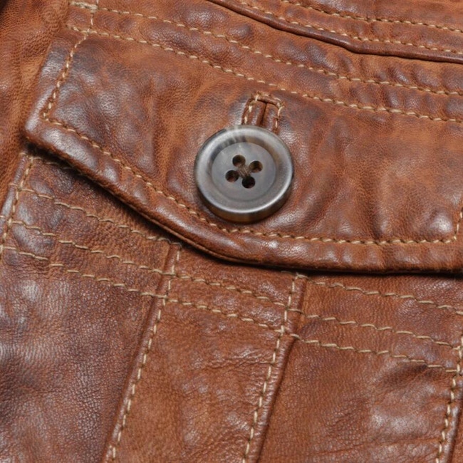 Image 4 of LeatherJacket 40 Copper in color Brown | Vite EnVogue