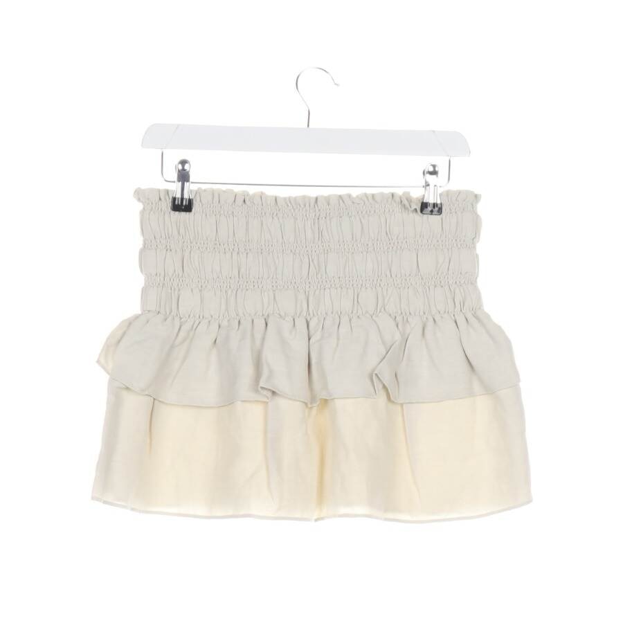 Image 2 of Mini Skirt 38 Ivory in color White | Vite EnVogue