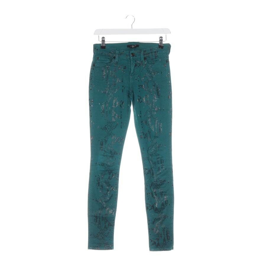 Image 1 of Jeans Slim Fit W24 Turquoise in color Green | Vite EnVogue