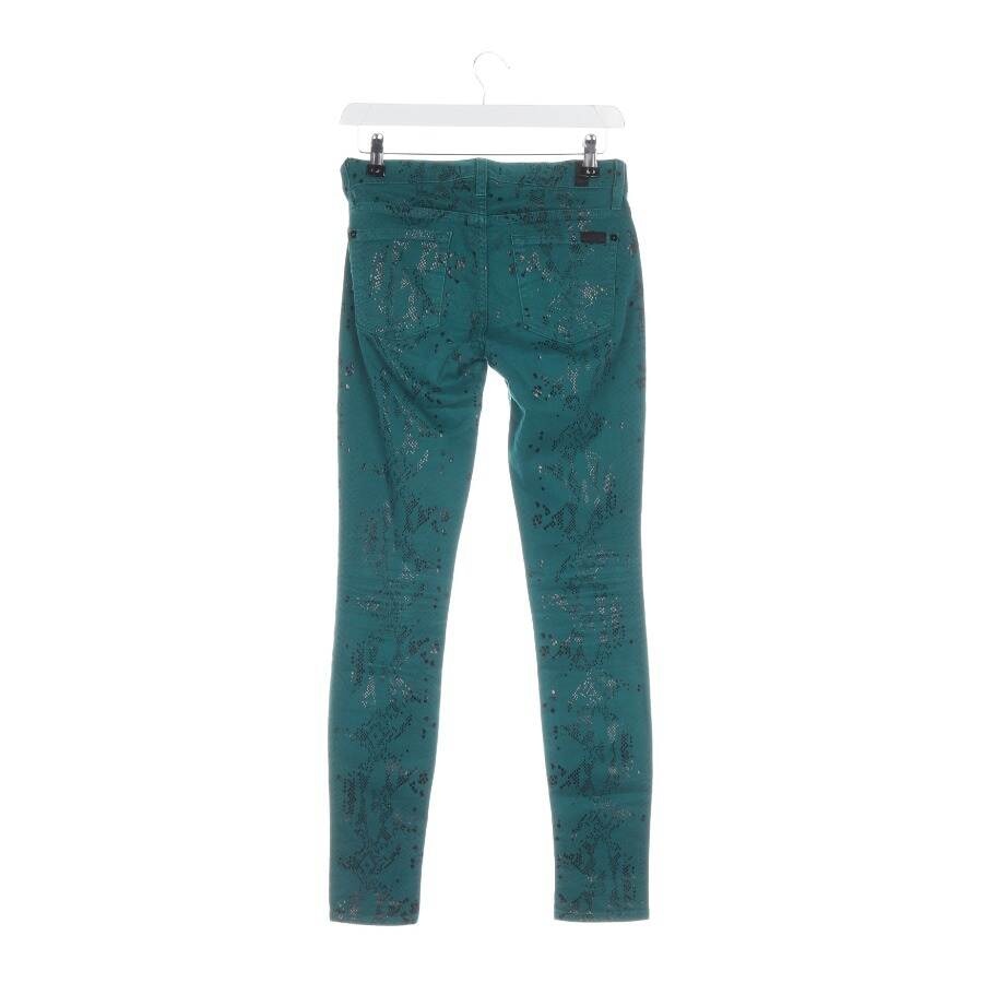 Image 2 of Jeans Slim Fit W24 Turquoise in color Green | Vite EnVogue
